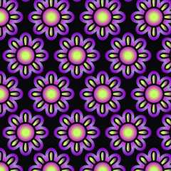 Fototapeta premium seamless floral pattern