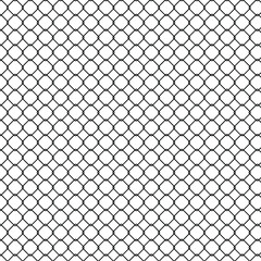 Black fence grid pattern. Vector geometric texture