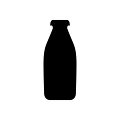 bottle flat icon vector illustration