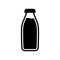 bottle flat icon vector illustration