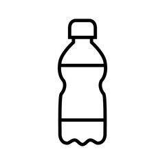 bottle flat icon vector illustration
