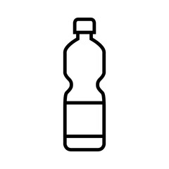 bottle flat icon vector illustration