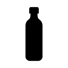 bottle flat icon vector illustration