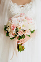 delicate bridal bouquet