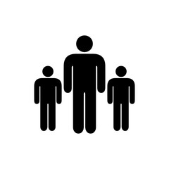 people flat icon vector illustration