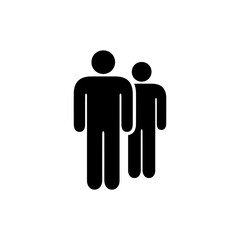 people flat icon vector illustration