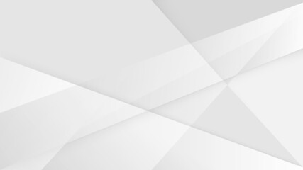 Obraz premium White and grey background Corporate technology modern design Pattern style geometric Abstract modern background used about technology or product presentation backdrop.