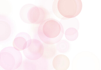 Circle Bubble Pink Art Background Design. Light background 