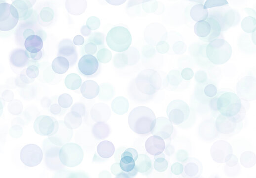 Circle Bubble Blue Art Background Design. Light background 