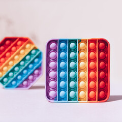 Rainbow Pop It Bubble Sensory Fidget Toys