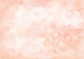 Orange abstract texture background with watercolor