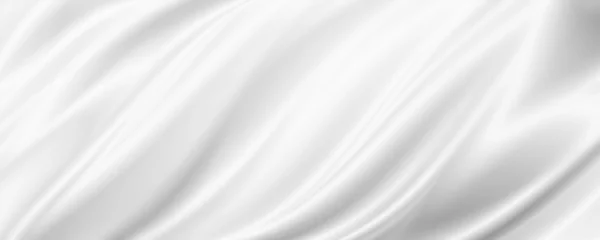 Dekokissen White fabric background with copy space 3D illustration © ArtBackground