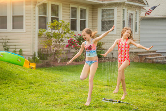 Summertime fun in the neighborhood