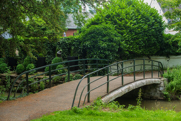 footpath bridge in the park