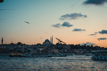 Bosfor in Istanbul - obrazy, fototapety, plakaty
