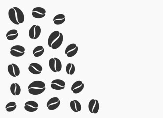 Coffee beans background.