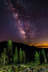 Milky Way in the Sierra mountains