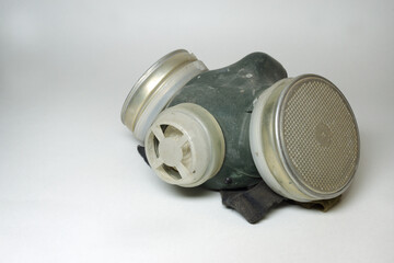 painting respirator with dual replaceable protection filter, silicon mask, for safety working in aggressive environment