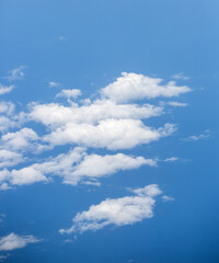 Clouds taken from the angle of the plane