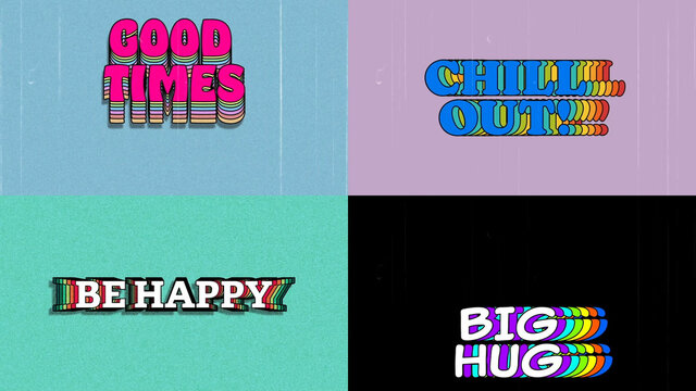 Fun Colorful Trailing Titles