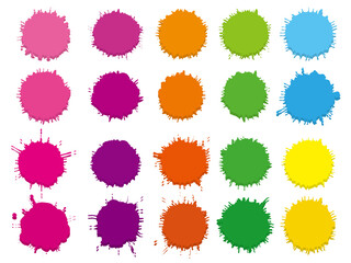 素材（POP水しぶきスプラッシュフレーム）