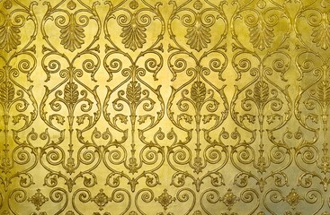 Isolated golden surface for creating design background