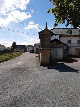 Frontal de un h&oacute;rreo en Guitiriz, Galicia