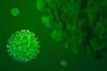 3D rendered illustration of Covid19 Corona Virus