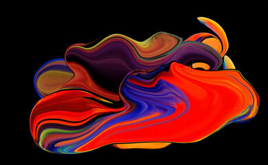Obraz premium colorful abstract on background, Color gradient background design.