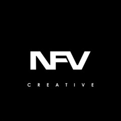 NFV Letter Initial Logo Design Template Vector Illustration