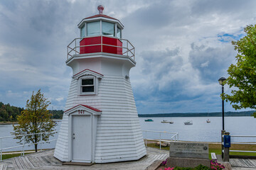 Fototapeta na wymiar Canada-New Brunswick-Rothesay-Renforth Lighthouse