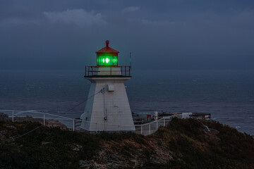 Fototapeta na wymiar Canada-New Brunswick-Cape Enrage Lighthoujse
