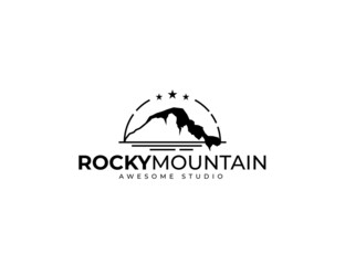 Rocky mountain logo design