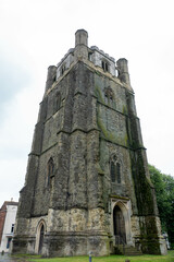 Fototapeta premium detached Medieval bell tower at Chichester Cathedral West Sussex England has stood for over 600 years 