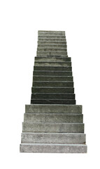 stone steps isolated