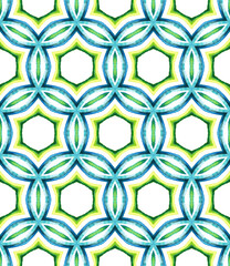 Traditional Surface. Endless Repeat Painting.