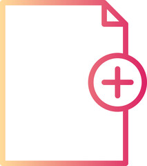 Fototapeta premium new document icon