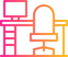 Fototapeta premium office icon