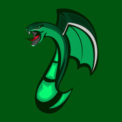 Snake Mascot Logo