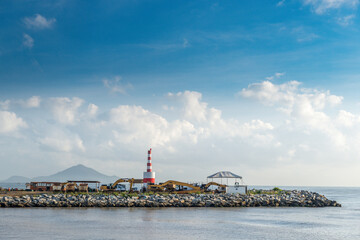 Molhes do Rio Itajaí-açu, Itajaí, SC.