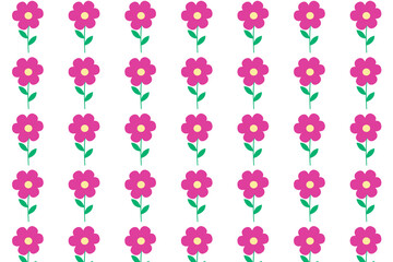 flower patterns on a blue background