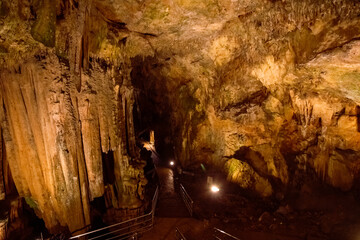 Asthma Cave in Mersin Turkey. Astim magarasi in Turkish. Asthma Cave is believed to cure asthma. Narlikuyu Mersin Turkey. 