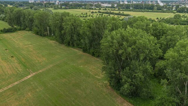 view from Worms to Biblis NPP germany