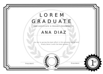 certificate of completion template