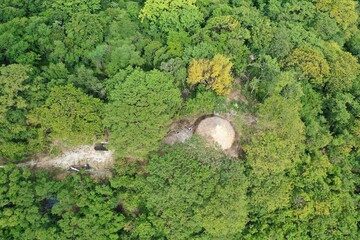 Tomas aéreas de naturaleza, zona verde