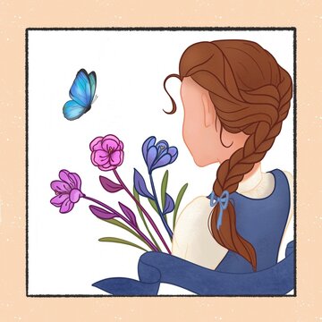 Princesa Bella con Arreglo Florar