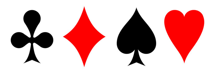 Unique symbols from playing cards