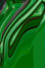 GREEN FLOWING DIGITAL GRAPHIC ART BACKGROUND 