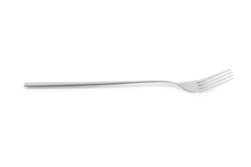 fork silver isolated on white background