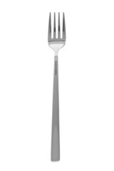 fork silver isolated on white background